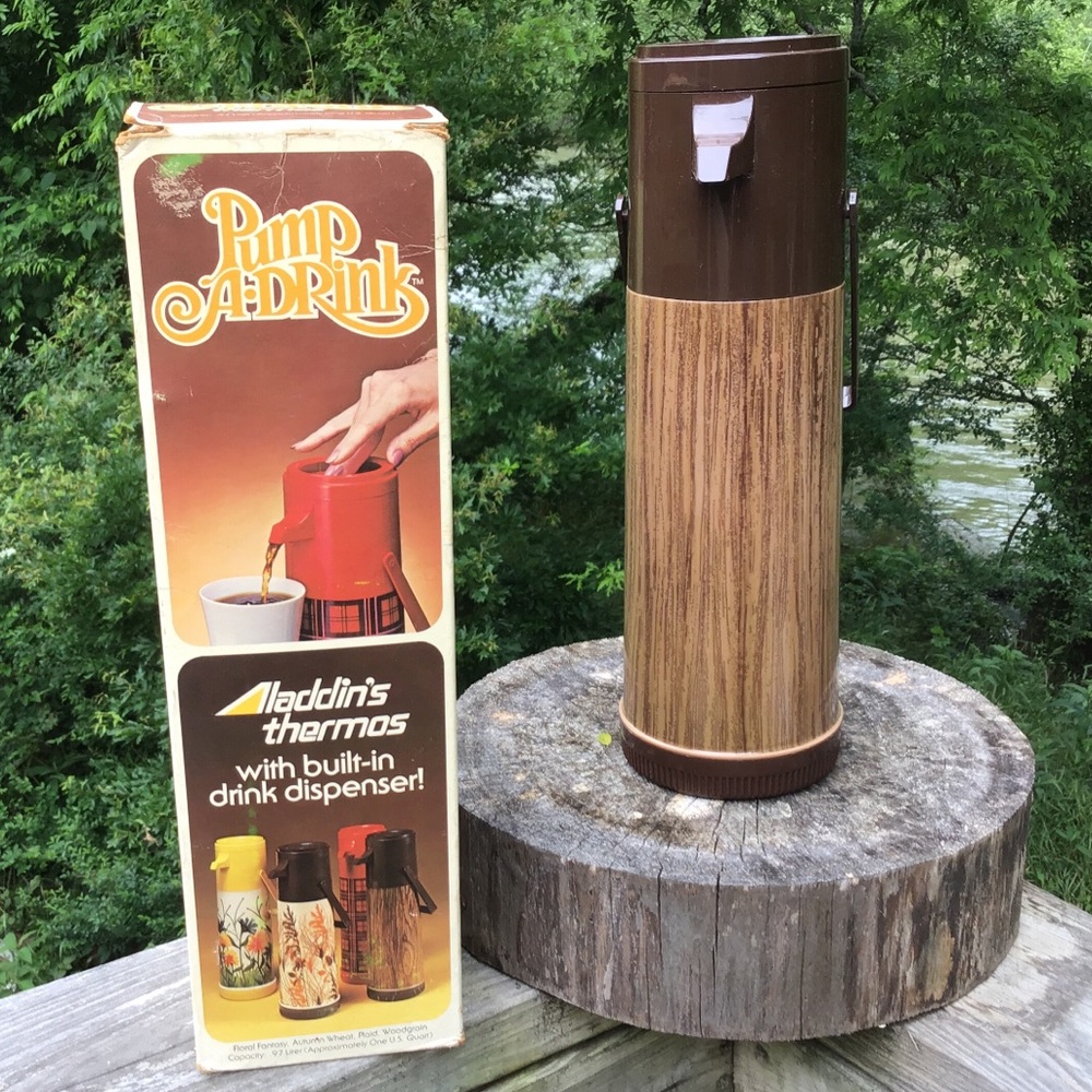 Aladdin’s vintage pump thermos